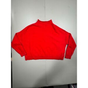 Pilcro 100% Cashmere Mock Neck Sweater